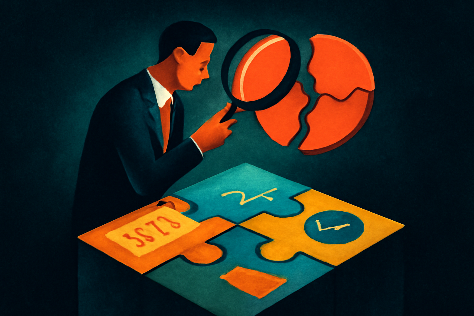 Línea de tiempo con hitos críticos antes de una decisión empresarial