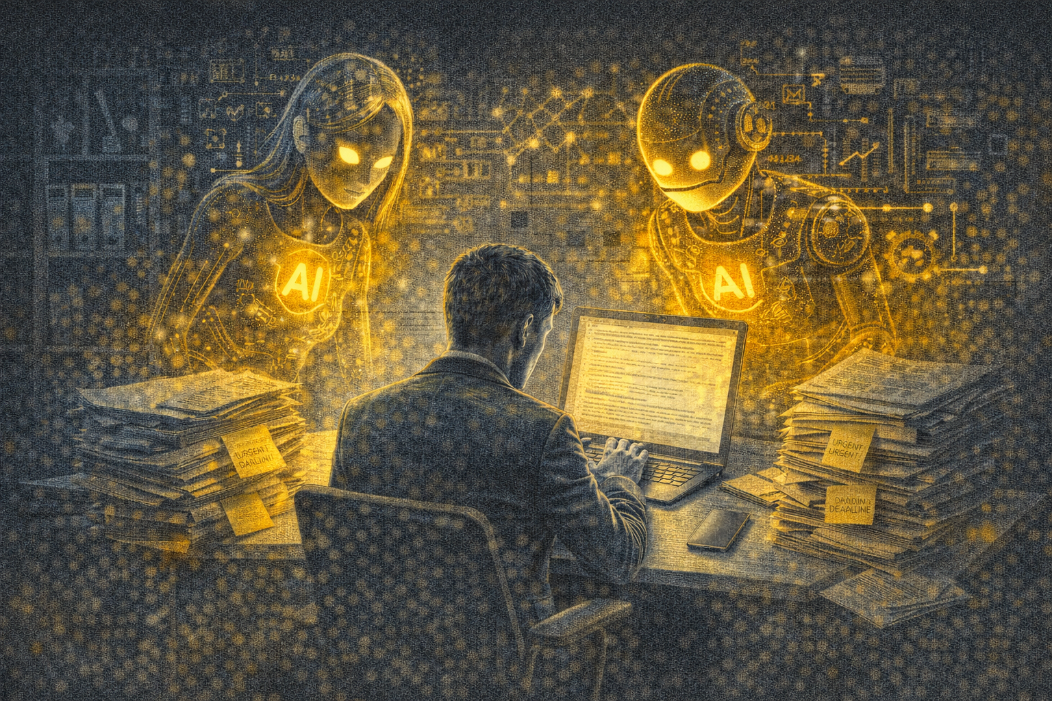 Imagen editorial para el post: Shadow AI: el nuevo shadow IT no entra por sistemas, entra por la urgencia del negocio
